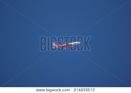 Hs-vkc A320-200 Of Thai Vietjet Airline