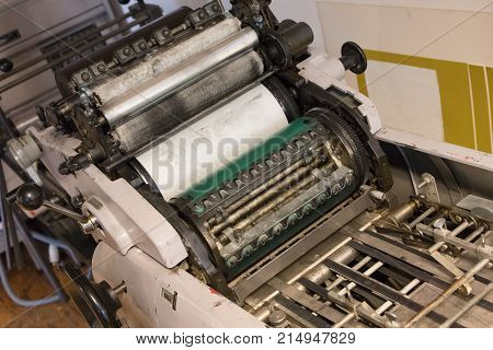 Old Offset Printing Press