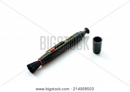 Lenspen For Photographer: Useful Equipment On The White Background