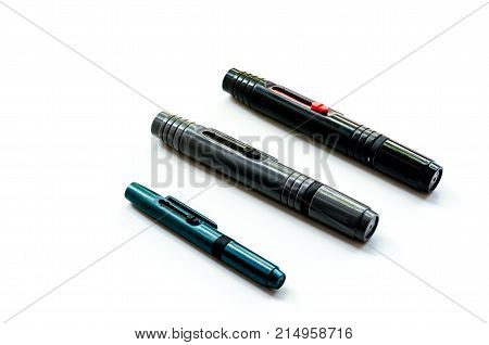 Lenspen For Photographer: Useful Equipment On The White Background