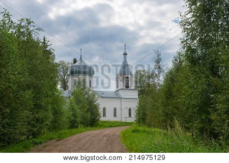 Church of the Holy Great Martyr Paraskeva Friday. Village of Mshentsi Bologovsky District Tver Region Russia.