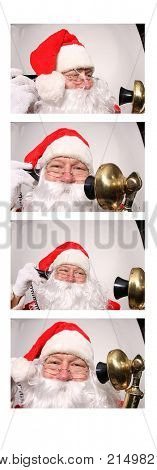 Santa Claus Photo Booth. Photo Booth picture with Santa Claus. 