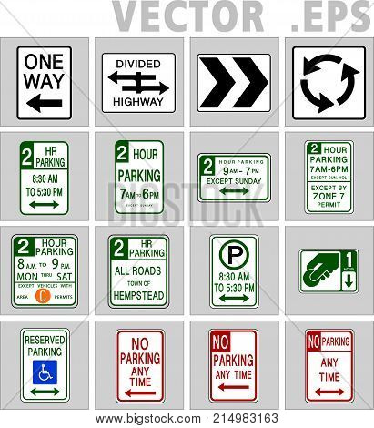 Traffic sign road. Universal sign vector design.