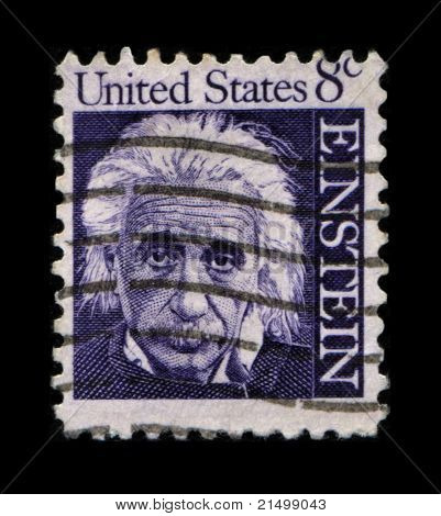 Amerika Birleşik Devletleri - 1966 yaklaşık: 1966 yaklaşık ABD gösterir Albert Einstein, basılmış damga