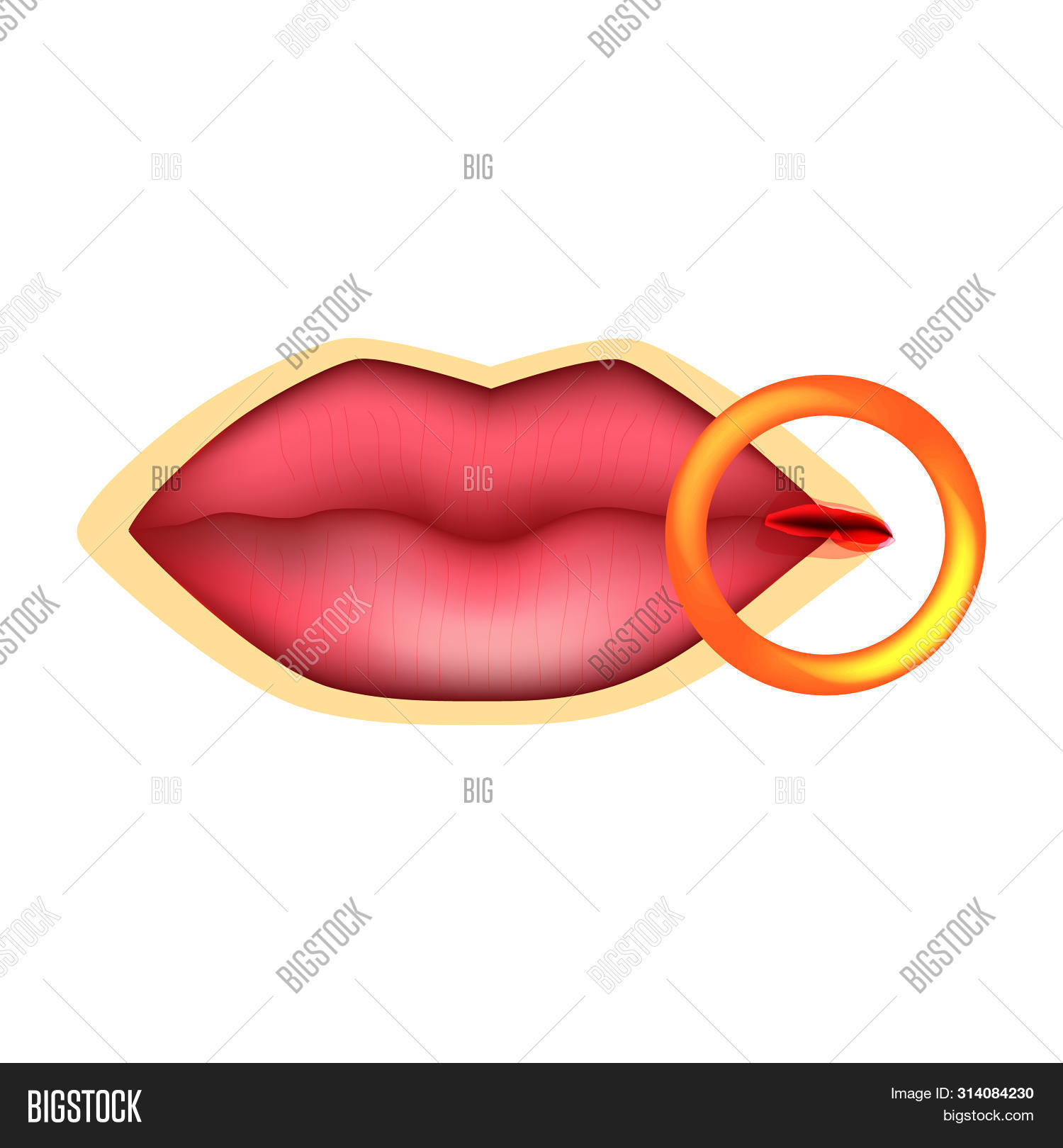 Cracks Corners Lips. Image & Photo (Free Trial) Bigstock
