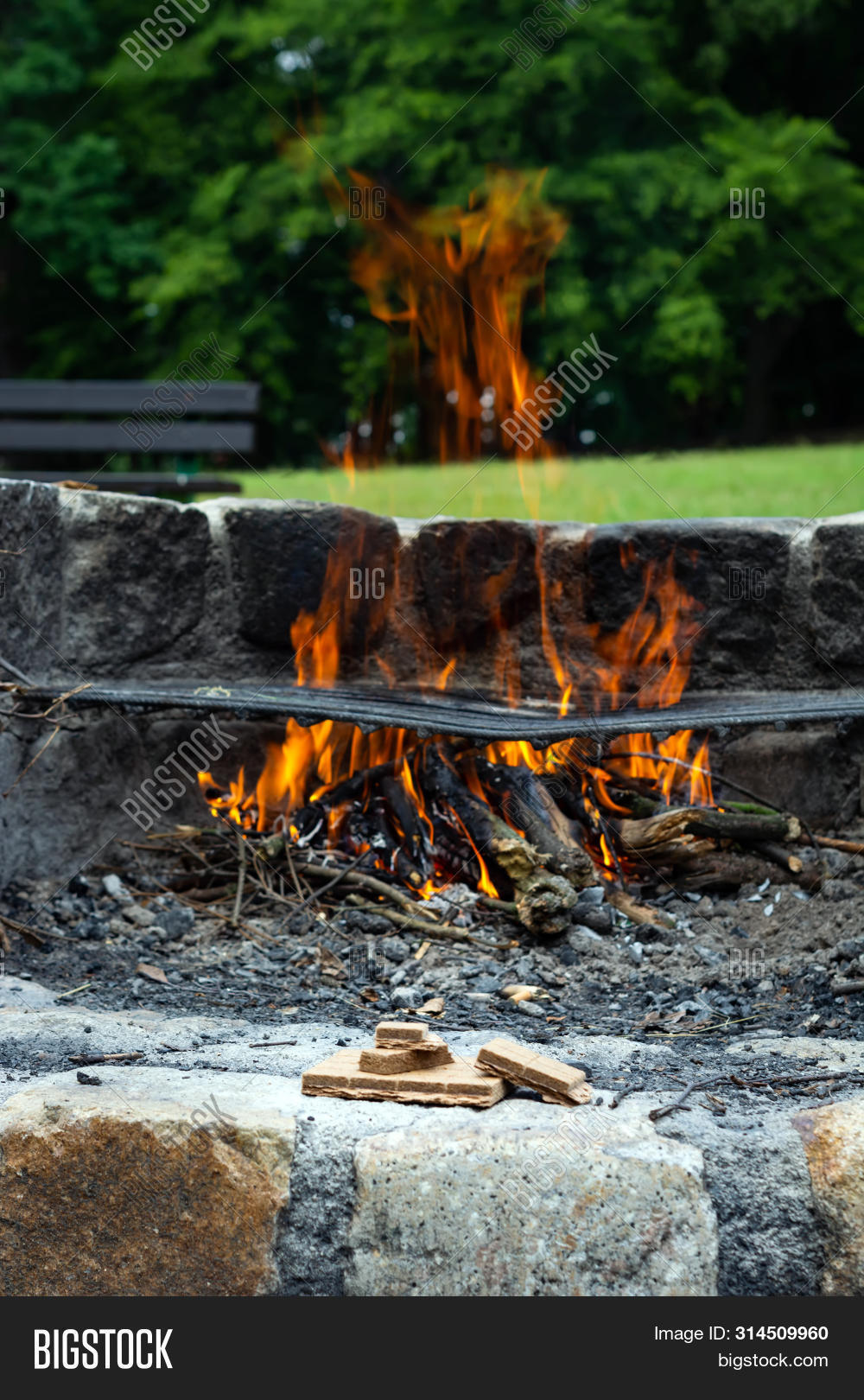 Starting Kindling Fire Image & Photo (Free Trial) Bigstock