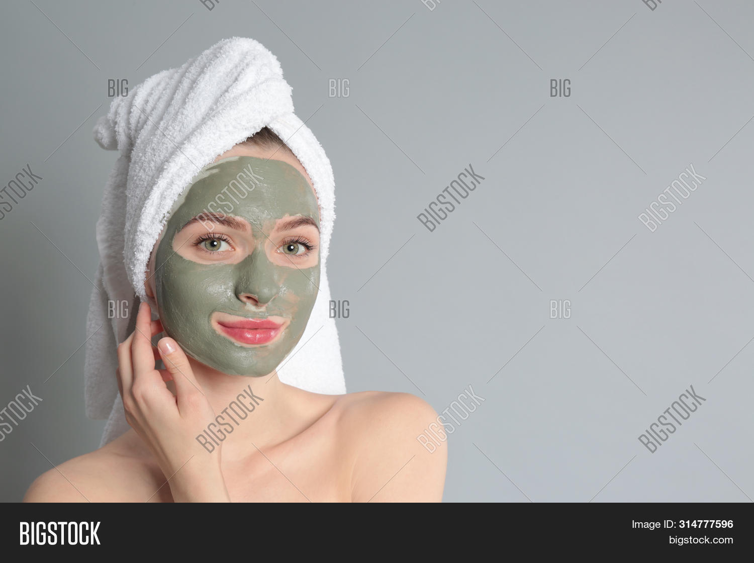 Young Woman Clay Mask Image & Photo (Free Trial) Bigstock