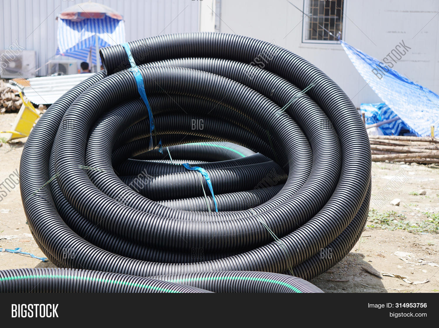 Black Drainage Pipe. Image & Photo (Free Trial) Bigstock