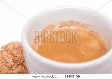 Šálek Espresso kávy s Amarettini