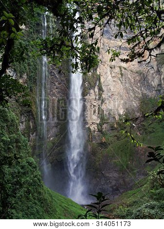 Gocta Waterfall, Bongara, Amazonas, Peru, South America