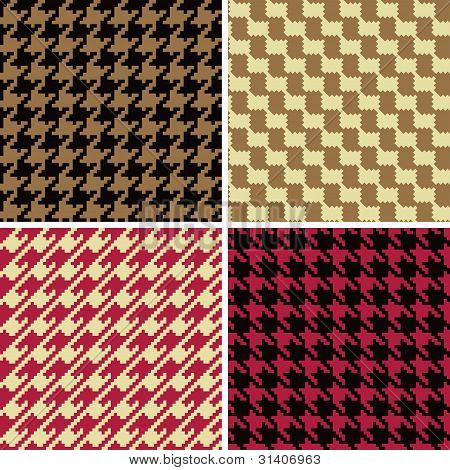 รูปแบบ Houndstooth พิกเซล