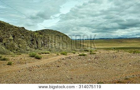 Stony Canyon In The Area Zavkhan River