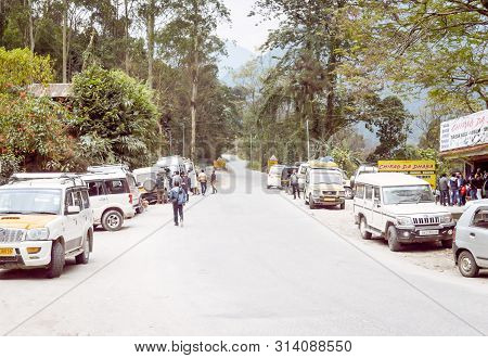 Siliguri West Bengal India October 2018 - View Of A Popular Tourist Halt On Travel From Malbazar To 