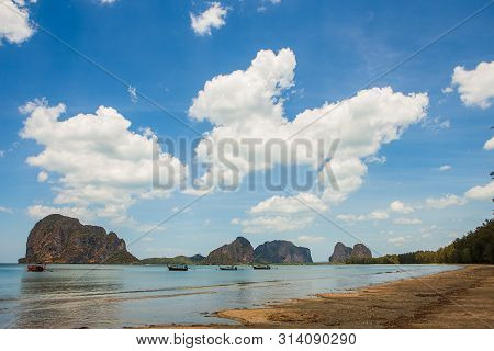 Pakmeng Beach In The Southern Of Thailand.