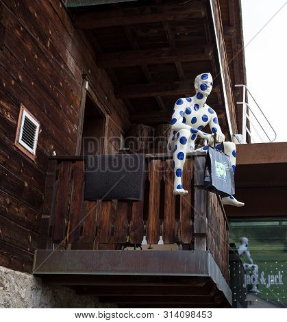 Livigno, Italy, June 21 2019 - Jack & Jack Brand Fashion Shop In The Center Of Livigno, Italy