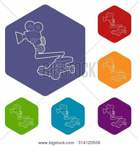 Camera Up Icon. Outline Illustration Of Camera Up Vector Icon For Web