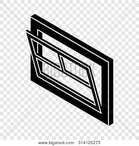 Open Window Leaf Icon. Simple Illustration Of Open Window Leaf Vector Icon For Web