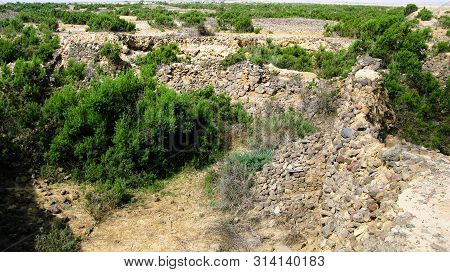 Ruin Of Old Historic Archaeological Excavations Of Adulis, Zula, Eritrea