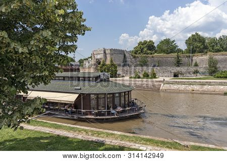 Nis, Serbia - June 15, 2019:  Outside View Of Stambol (istanbul) Gate At Fortress And  In City Of Ni