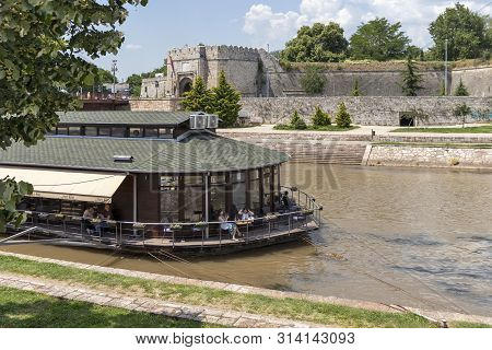 Nis, Serbia - June 15, 2019:  Outside View Of Stambol (istanbul) Gate At Fortress And  In City Of Ni