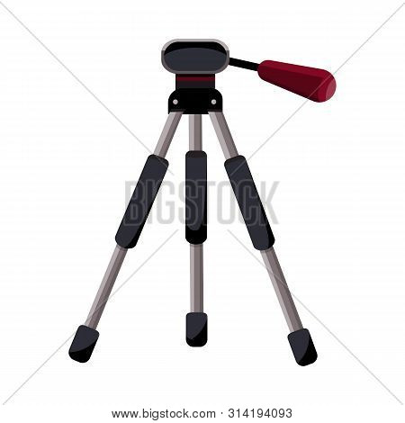 Vector Illustration Of Tripod And Support Symbol. Set Of Tripod And Stand Stock Vector Illustration.