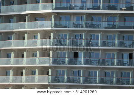 Velsen, The Netherlands - July 20th 2019 Celebrity Reflection Operated By Celebrity Cruises On North