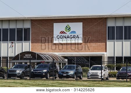 Indianapolis - Circa July 2019: Conagra Brands Manufacturing Plant. Conagra Makes Over 60 Brands Of 