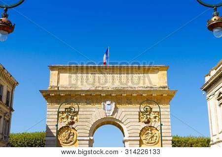 Porte Du Peyrou, Montpellier, France. Inscr: Louis The Great Reigned 72 Yr., Conspirator Nations Wer