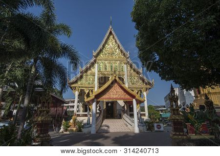 Thailand Phrae Wat Thai Temple