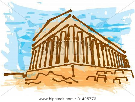 Grrek Ancient Building