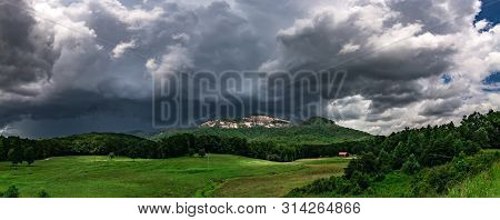 Landscapes Near Lake Jocassee And Table Rock Mountain South Carolina