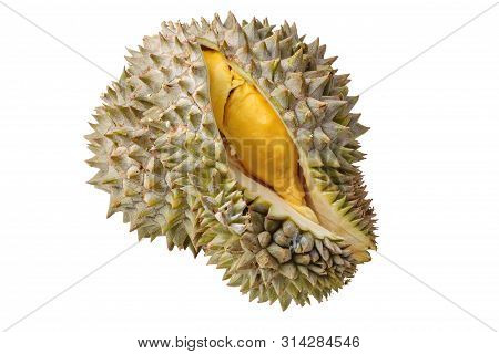 The Popular Thailand Of Durian ,ready Served Of Small Ripe Chanee Durian ,the Most Delicious Duriran