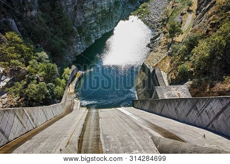 Green Forest Around Krichim Dam, Rhodopes Mountain, Plovdiv Region, Bulgaria