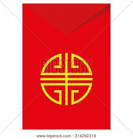 Red Envelopes Gold Coin Vector Illustration Graphic