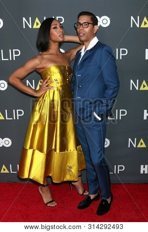 LOS ANGELES - JUL 27:  Mj Rodriguez, Steven Canals at the NALIP 2019 Latino Media Awards at the Dolby Ballroom on July 27, 2019 in Los Angeles, CA