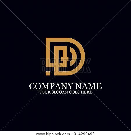 Letter Dq Monogram Logo Inspiration, Great For Logo Marks, Clean And Clever Logo Templates, Initial 