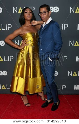 LOS ANGELES - JUL 27:  Mj Rodriguez, Steven Canals at the NALIP 2019 Latino Media Awards at the Dolby Ballroom on July 27, 2019 in Los Angeles, CA