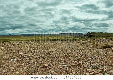 Stony Canyon In The Area Zavkhan River