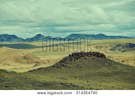 Stony Canyon In The Area Zavkhan River