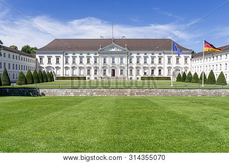 2019-07-24 Berlin, Germany: Bellevue Palace, Schloss Bellevue, Official Residence Of The Federal Pre