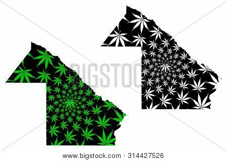 Chaco (region Of Argentina, Argentine Republic, Provinces Of Argentina) Map Is Designed Cannabis Lea