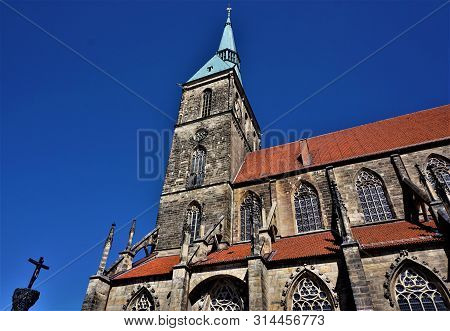 The Church Of Saint Andreas In Hildesheim, Germany