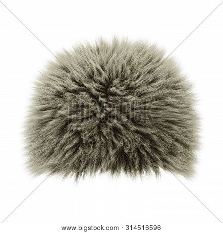 Caucasian Papakha Like Habib On Isolated Background 3d Rendering