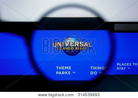 Los Angeles, California, Usa - 29 Jule 2019: Illustrative Editorial Of Universalorlando.com Website 
