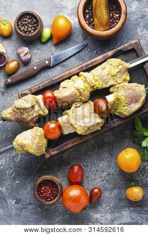 Raw Shish Kebab