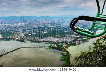 Panoramic View Of Kunming, The Capital And Largest City Of Yunnan Province In Southwest China