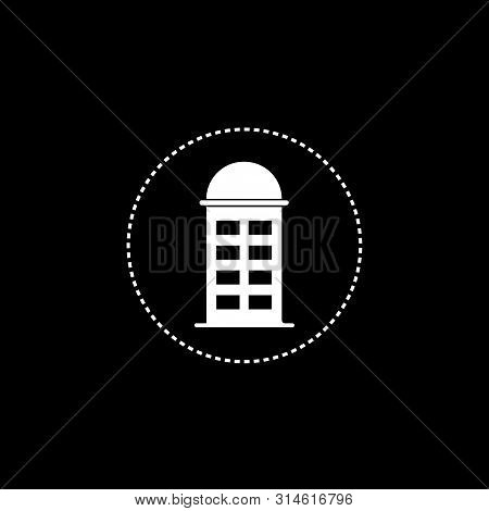Small House. Icon Vector. Simple Flat Symbol. Illustration Pictogram