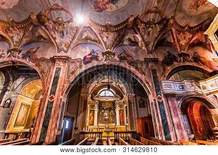 Church Of Lenno, On Lake Como, Italy