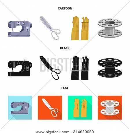Vector Illustration Of Craft And Handcraft Icon. Collection Of Craft And Industry Stock Symbol For W