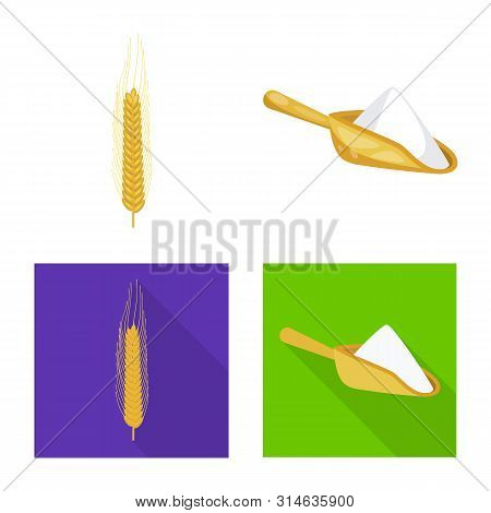 Vector Illustration Of Agriculture And Farming Icon. Set Of Agriculture And Plant Vector Icon For St